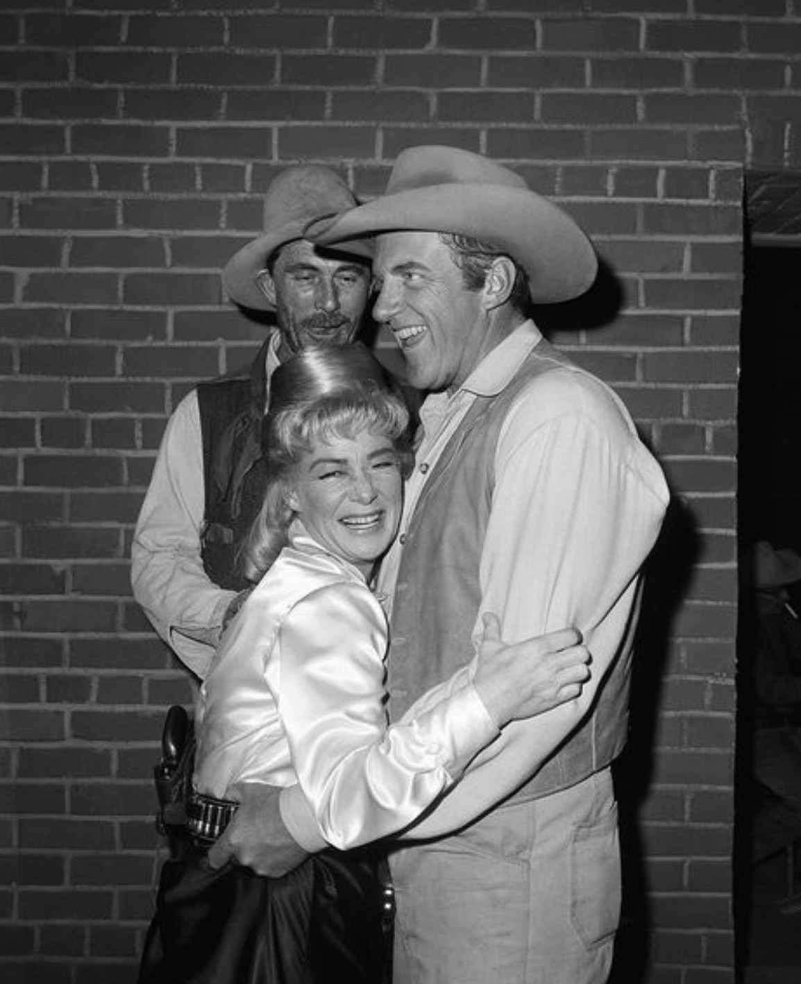 A moment between filming